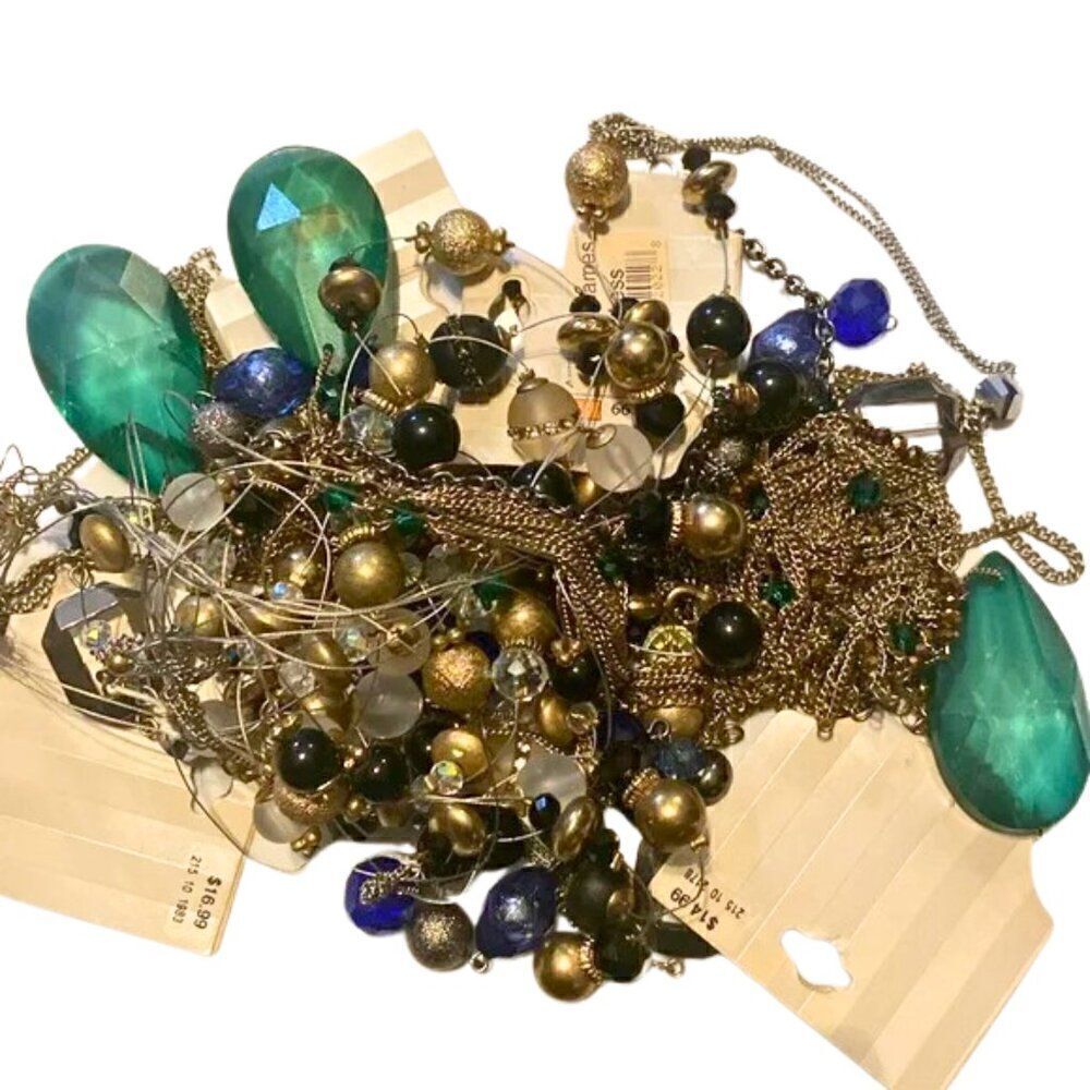 Lot of Gorgeous Beads for Jewelry Making Various Colors (as is)